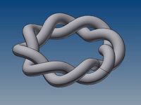Entangled Double Spiral Ring by freiheitsgrad