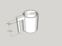 Simple-designed thin-walled mug  by Verdandi