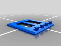 Wall Plate Key Hanger by derben