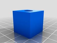 Cube with Pyramid Hole by charnick