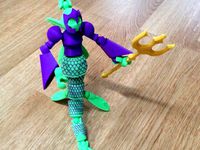 Tinkerplay Mermaid for dual material printing by gpvillamil