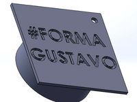 Graduation Cap keychain by Gustavoo44