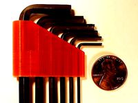 Small Metric Allen Wrench Holder by ztander