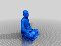 Low Poly Chinese Luohan (Arhat) Statue by albill