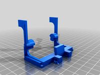 Clip-on Printrbot brushless blower turbine fan mount - version 2 by zachnfine