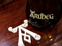 Ardbeg Logo - Whisky Coaster by AntonOpperman