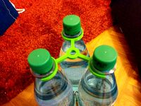 Holder for 3 water bottles by Golygoon