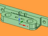 Y-Axis Drive Belt Keeper. by kb3lnn