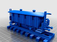 old railway wagon ( 1911 ) by JanuszT