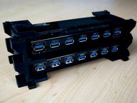 Modular Bracket for Plugable 7 Port USB3 Hub by Plugable