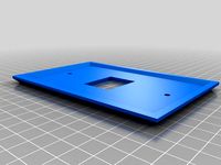 Anderson Power Pole Plate 1 Holes by MontagueFlange