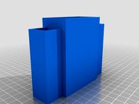 Parametric Toothbrush and Toothpaste holder with better drainage by smellyfis