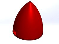 RC Spinner 50mm for Twoblade Aircrafts by RC-Tank-Factory-de