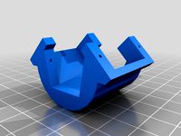 V-tail servo mount for plane by headsmess