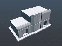 Simple Storefront - 3 facades by digitalcoleman