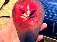 pot leaf stencil by 5959195