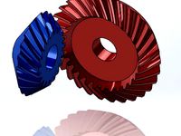 Spiral Bevel Gear Example by dreyfusduke