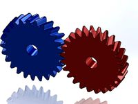 Meshing helical gears by dreyfusduke