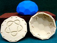 Bowl and Lid with Pentagrams by pmoews
