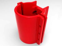 Updated (8/18/15) Shapeoko 2 X Carve style 52mm spindle mount by Droneme