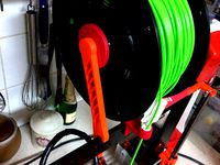 Spool Hole Reduction for original PRUSA i3 Printer by Karlosek