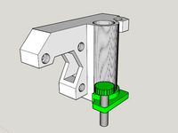 Folger 2020 Prusa i3 thumbscrew Z adjust by foofoodog
