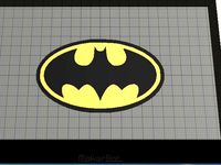 Batman 1989 Logo - Dual Extrude by Laughlyn