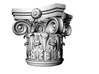 Corinthian Capital 3d printing made by italymaker