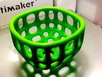 Small round wire basket (Smoothed) by tone001