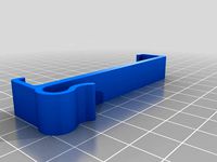 Bracket mount for 75mm wide Venetian blinds cover/panel/anything else by bradford