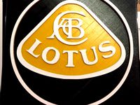 Lotus logo in 3D by navy30000