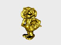 Troll with piglet by 3DPrinthings
