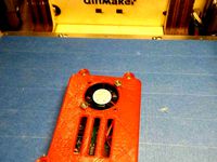 Raspberry Pi B+/2 B 30mm Fan Top with vents. by PyroNyzen