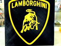 Lamborghini 3d logo by navy30000
