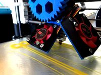 Prusa3d.com fan mount by zoi