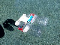 Water Bottle Raft by Cartercar