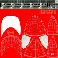 39 Thirty Football Cap - Red White