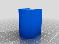 Rear light holder for bike aero seat posts by setithing
