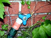 Customizable garden hose valve tap handle by AnthonyT