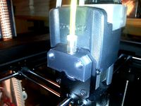 Zortrax active cooling of extruder gear by DrewPetitclerc