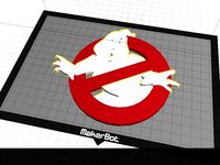 Ghostbusters logo - Dual Extrude by Laughlyn