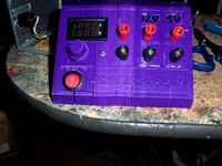 ATX adjustable bench powe supply with voltage and current meter by packingtape