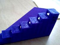 Surface Test: Temp Calibration Stairs (Customizable) by eibwen