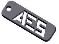 AES b.v.b.a. keychain by Fr33z