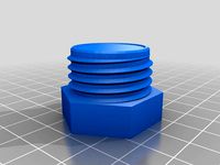 solid handle cap for gopro handle by cozzie3d