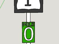 mile marker 0 in key west by Bobby_Lundstrom