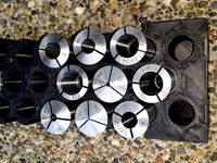 R8 Collet Holder and Edge Pieces by Kippers