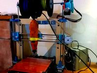 CNC adapter for Prusa i3 and 50 mm diameter drill by craindowl