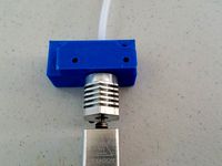 Hexagon Mount for direct drive extruder included with Folgertech Prusa I3 kit by tamarintech