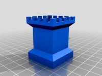 Castle tower for Duplo by k0riz0n